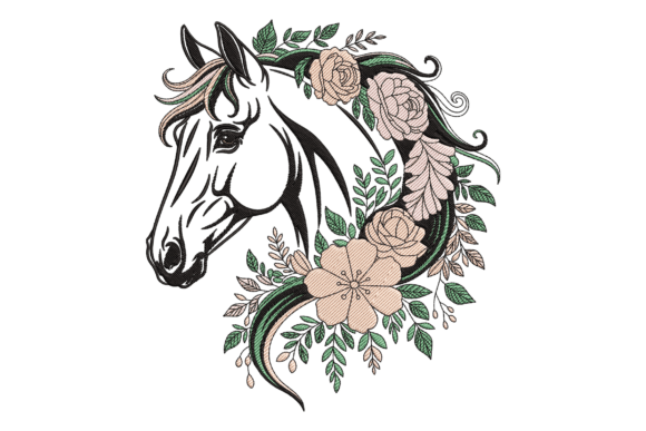 Horse with Roses Embroidery Review
